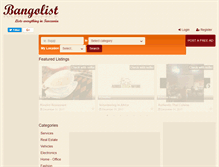 Tablet Screenshot of bangolist.com